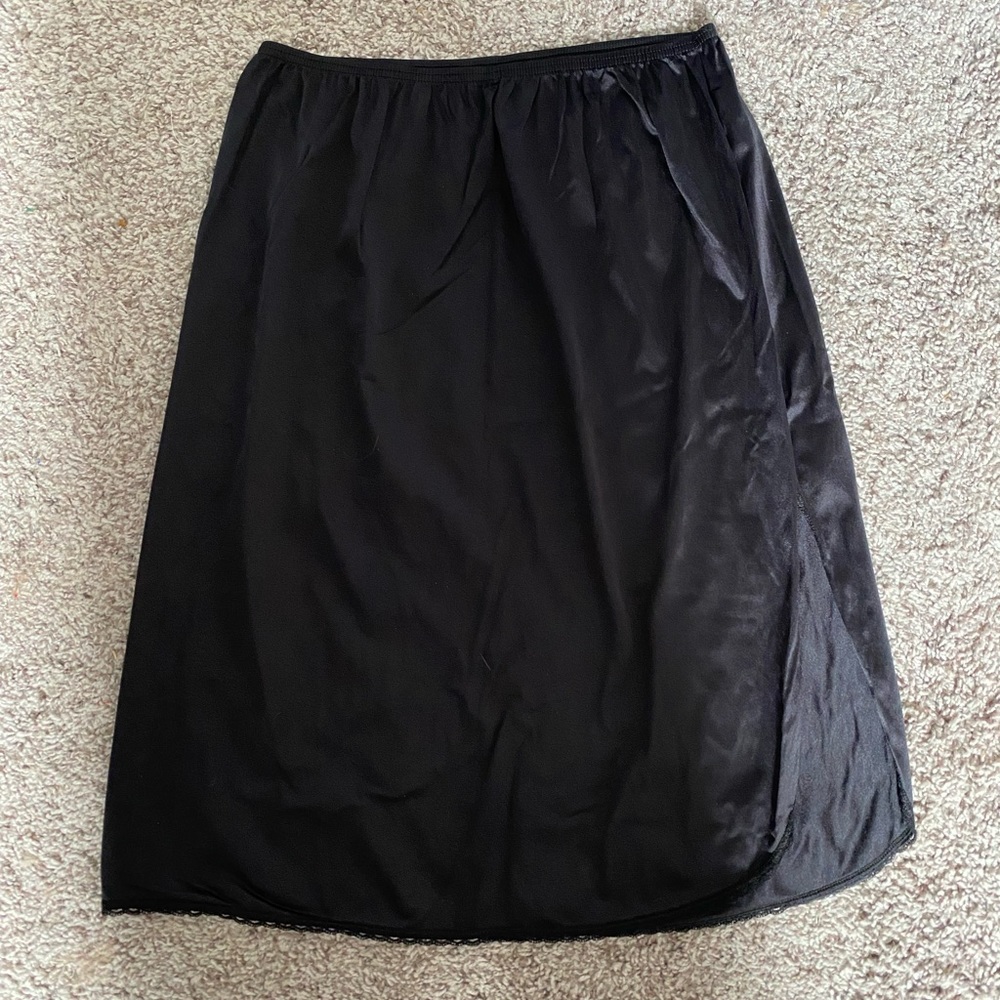 Black Slip Skirt